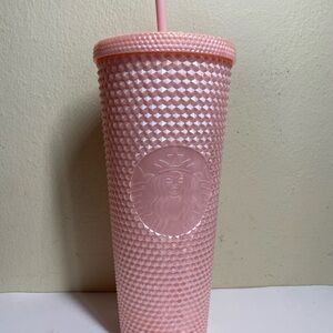 Starbucks Summer 2024 Pink Studded Tumbler